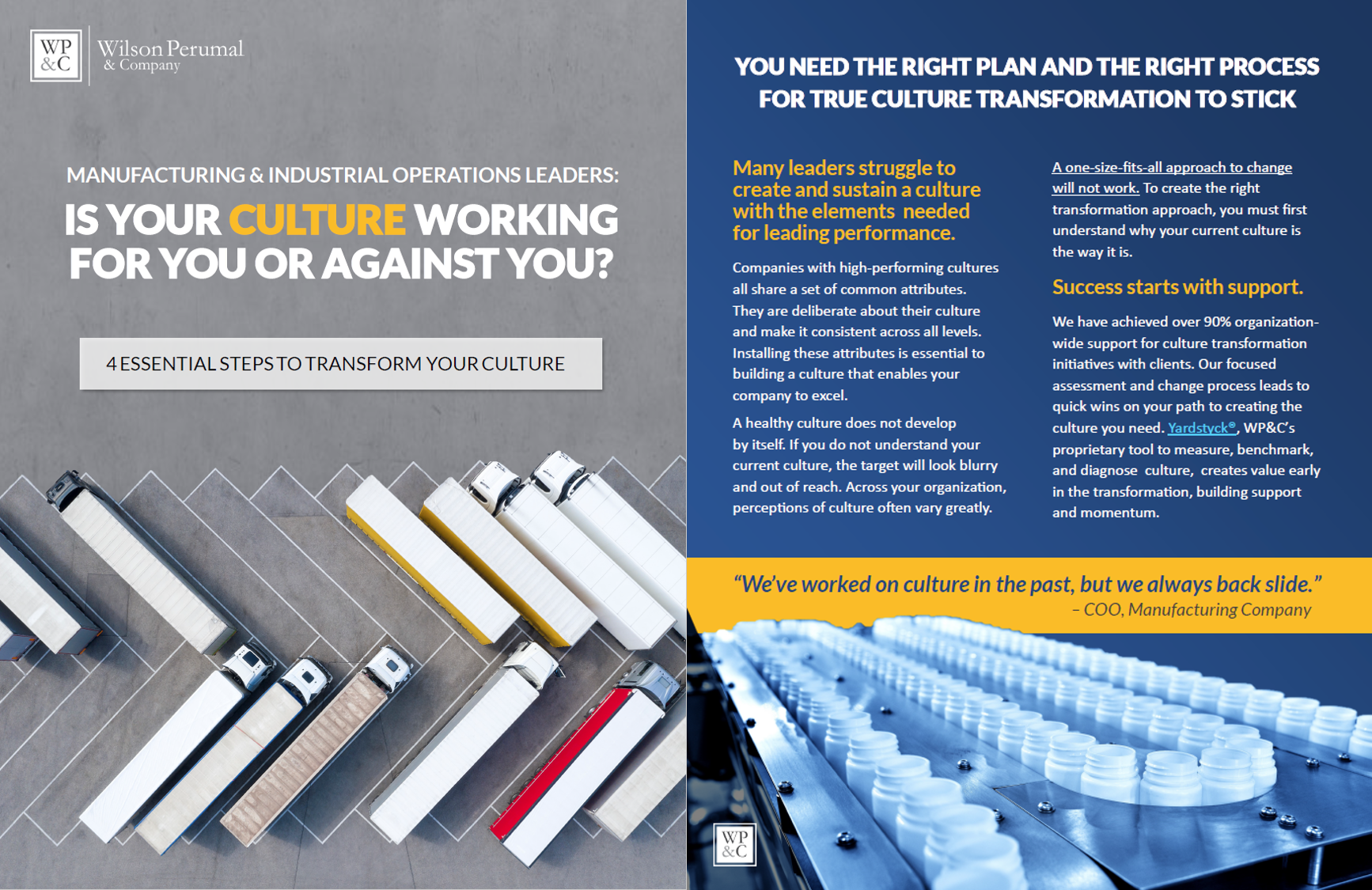 Manufacturing and Industrial operations culture transformation cover art -1